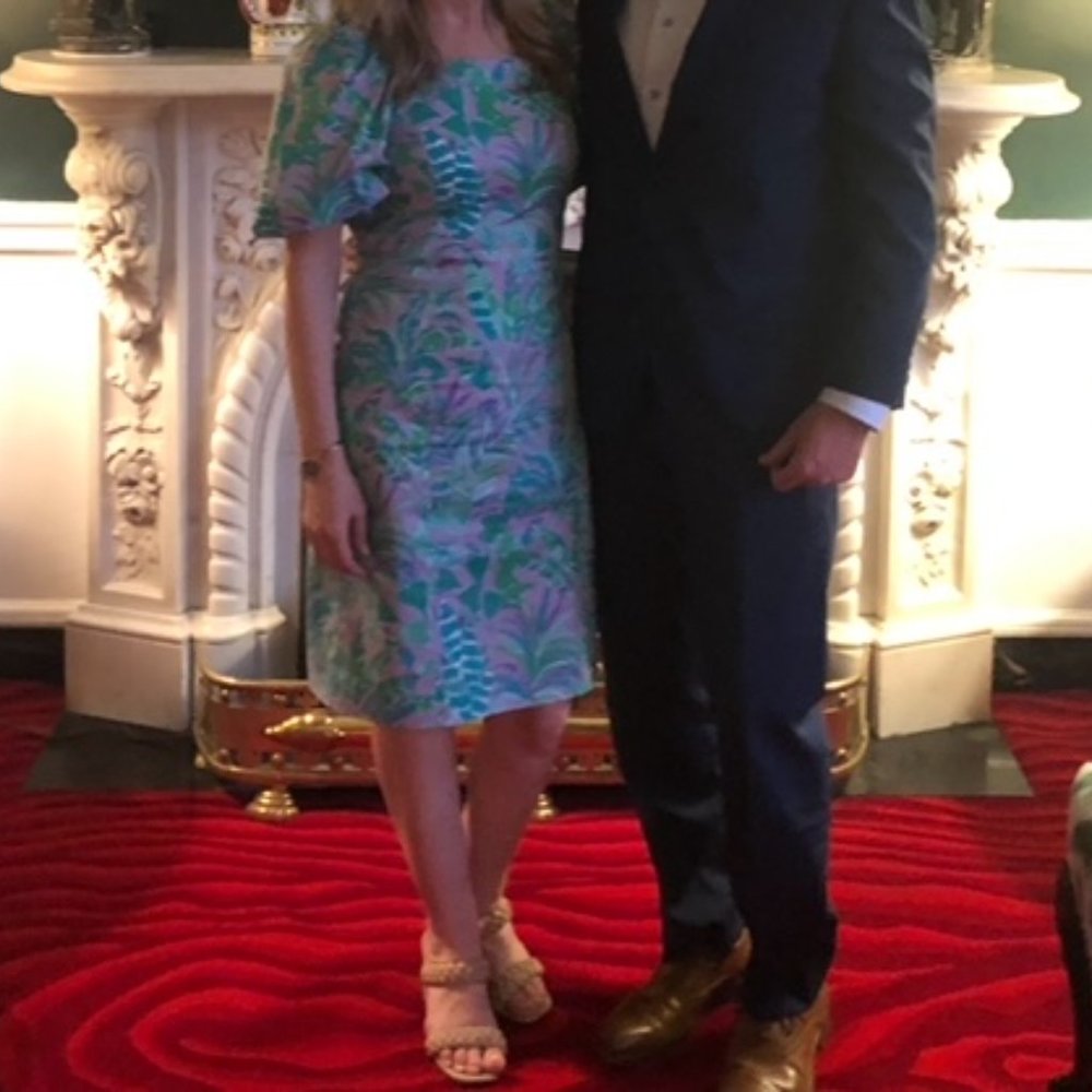 Lilly Pulitzer Shift with Puffy Sleeves